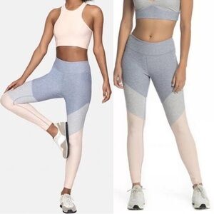 Outdoor Voices Colorblock Springs Lake Dove Rose Leggings